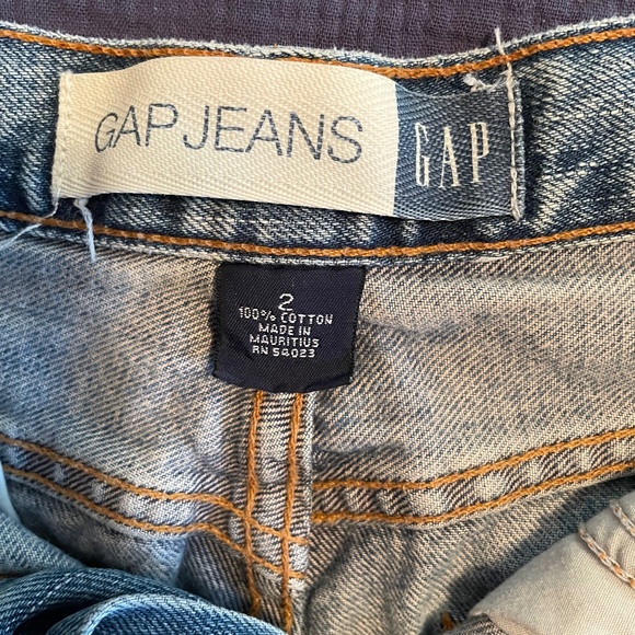 Gap Denim Frayed Hem Mini Skirt - Picture 6 of 6